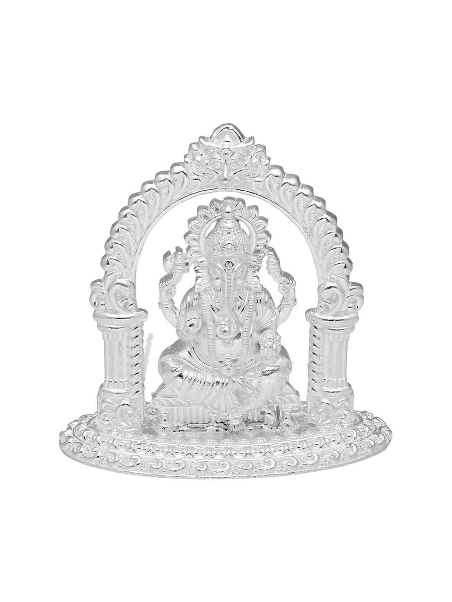 Sri Jagdamba Pearls 0.8 Silver Vishnu Idol