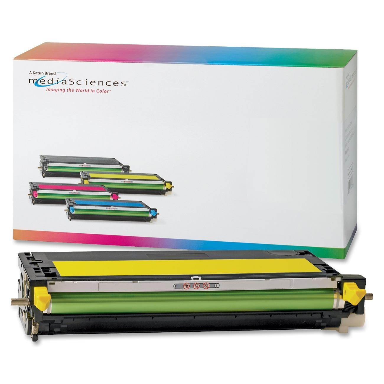 Media Sciences 39418 Toner Cartridge 3,000 Pages Yield; Yellow