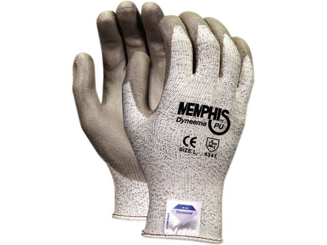 Memphis 9672XL Memphis Dyneema Polyurethane Gloves, Extra Large, White/Gray