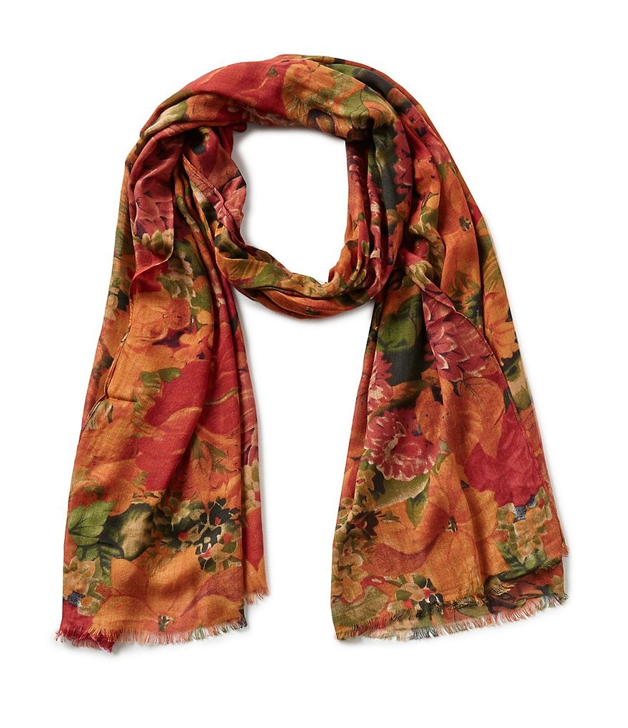 Echo Hammered Silk Oblong Scarf