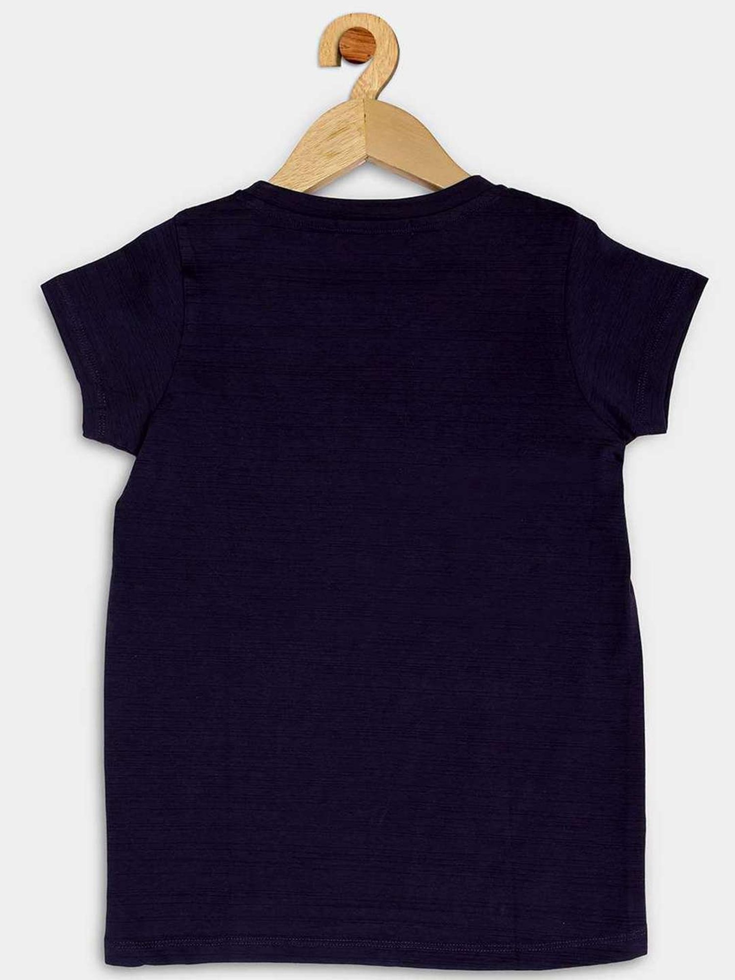 ZIAMA Kids Navy Printed Top