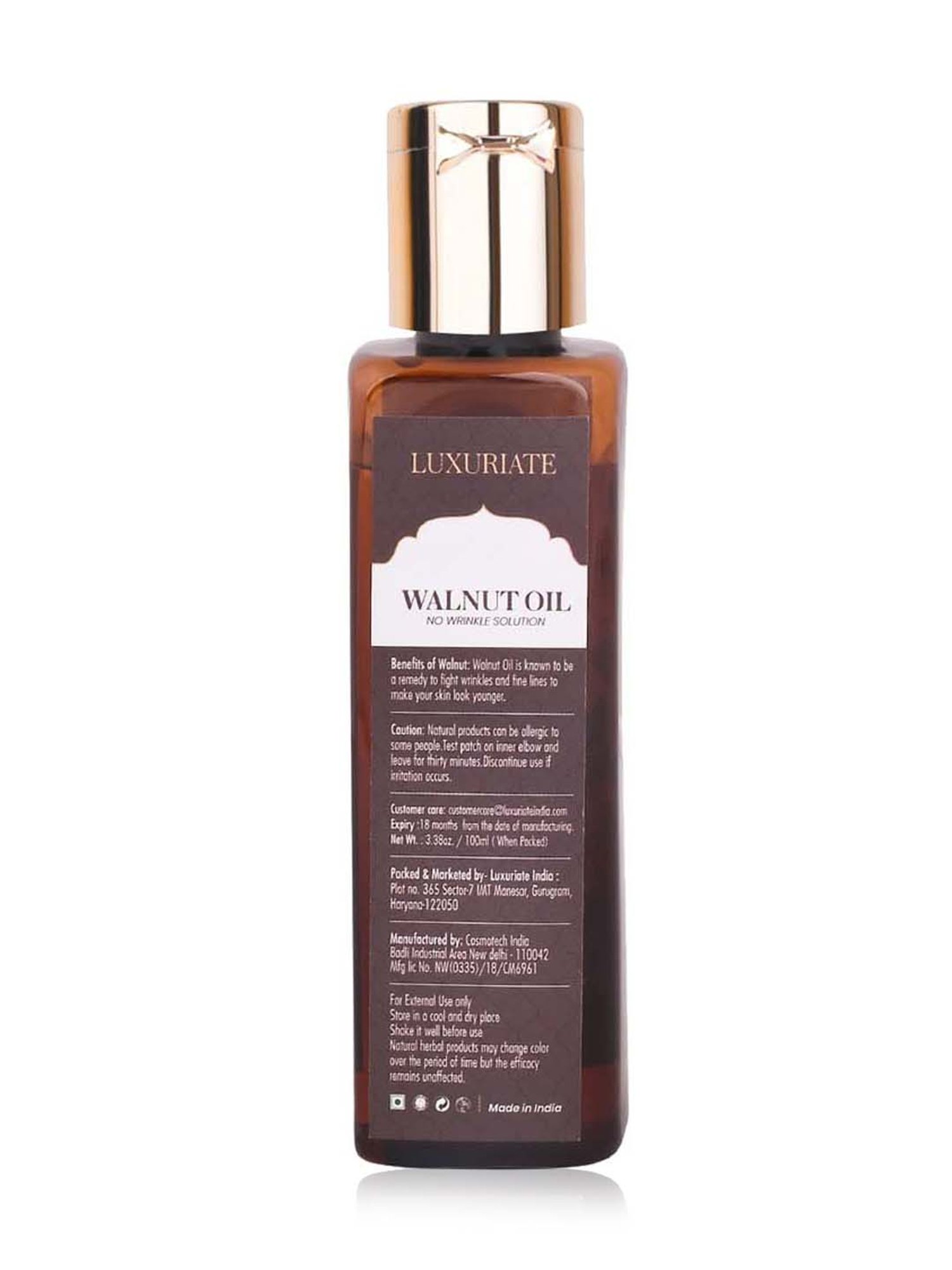 Luxuriate Natural Walnut Oil - 100 ml