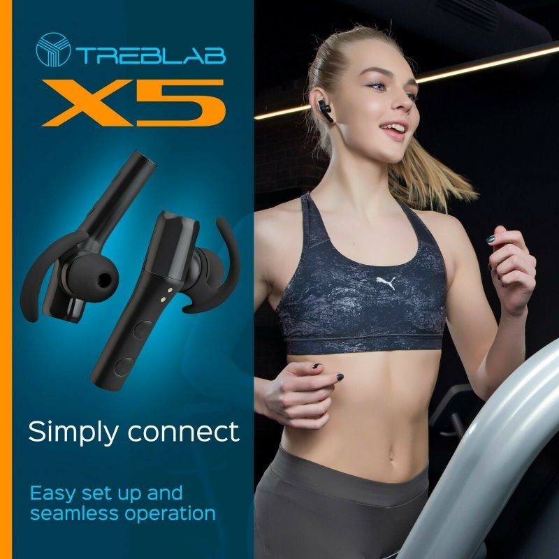 X5 Best Sports Bluetooth Earbuds True Wireless Earphones Truly Cordless