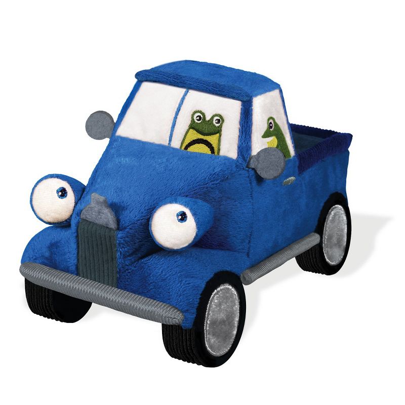 Yottoy Little Blue Truck 8.5" Plush Soft Toy with BEEP BEEP Sound