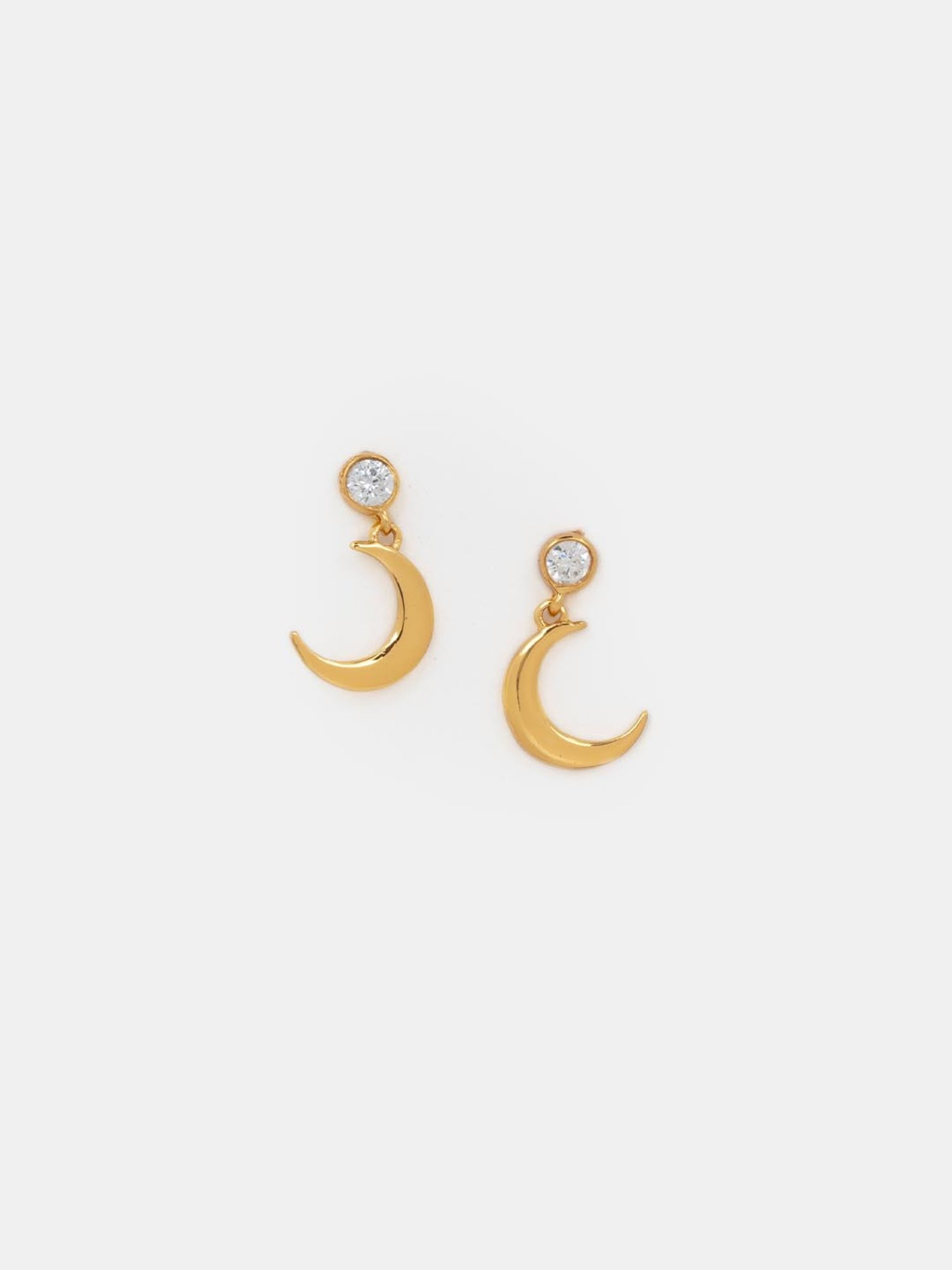 Shaya Gold Plated Shoot for the Moon Earrings in 925 Silver