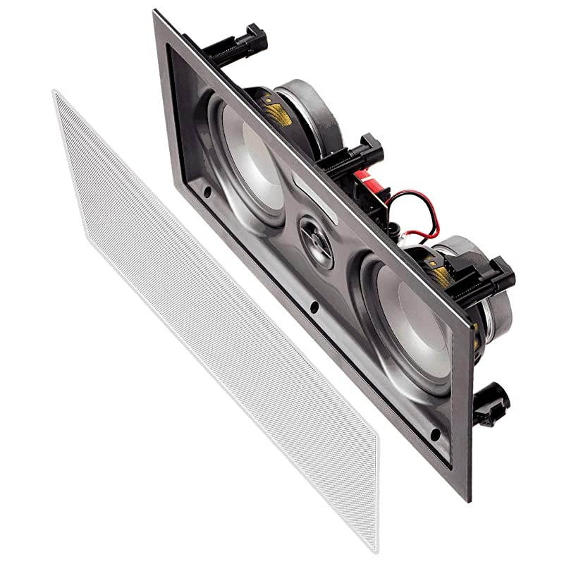 150W 5.25&rdquo; in-Wall LCR Speaker &ndash; Center Channel with Dual Woofers &ndash; IW525