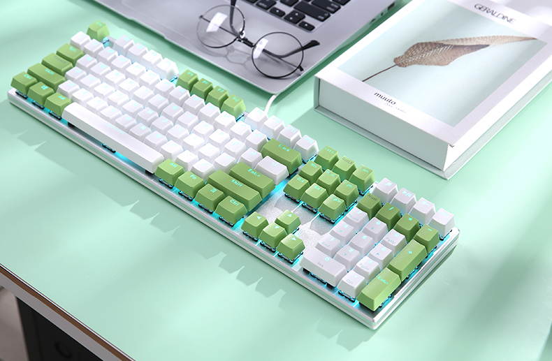 Glorious Modular Mechanical Gaming Keyboard (GMMK)- Barebone Edition (DIY Assembly Required) (Full Size, Black) + Glorious Black Aura Keycaps (Bundle)