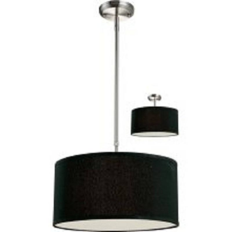 3-Light 8" Ceiling Light Pendant Brushed Nickel - Z-Lite