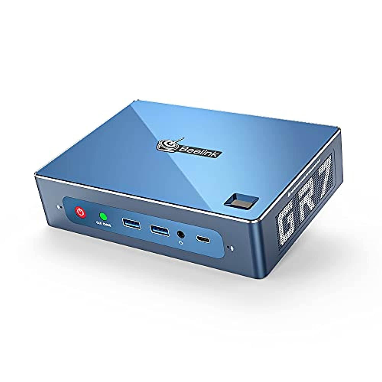 Beelink GTR7 Mini PC Window 10 Pro?AMD Ryzen 7 3750H (up to 4GHz) 16GB RAM 512GB SSD High Performance Business Office Gaming 4K@60hz Mini Desktop Computer Dual HDMI, DP, Type-C,WiFi 6, BT 5.0