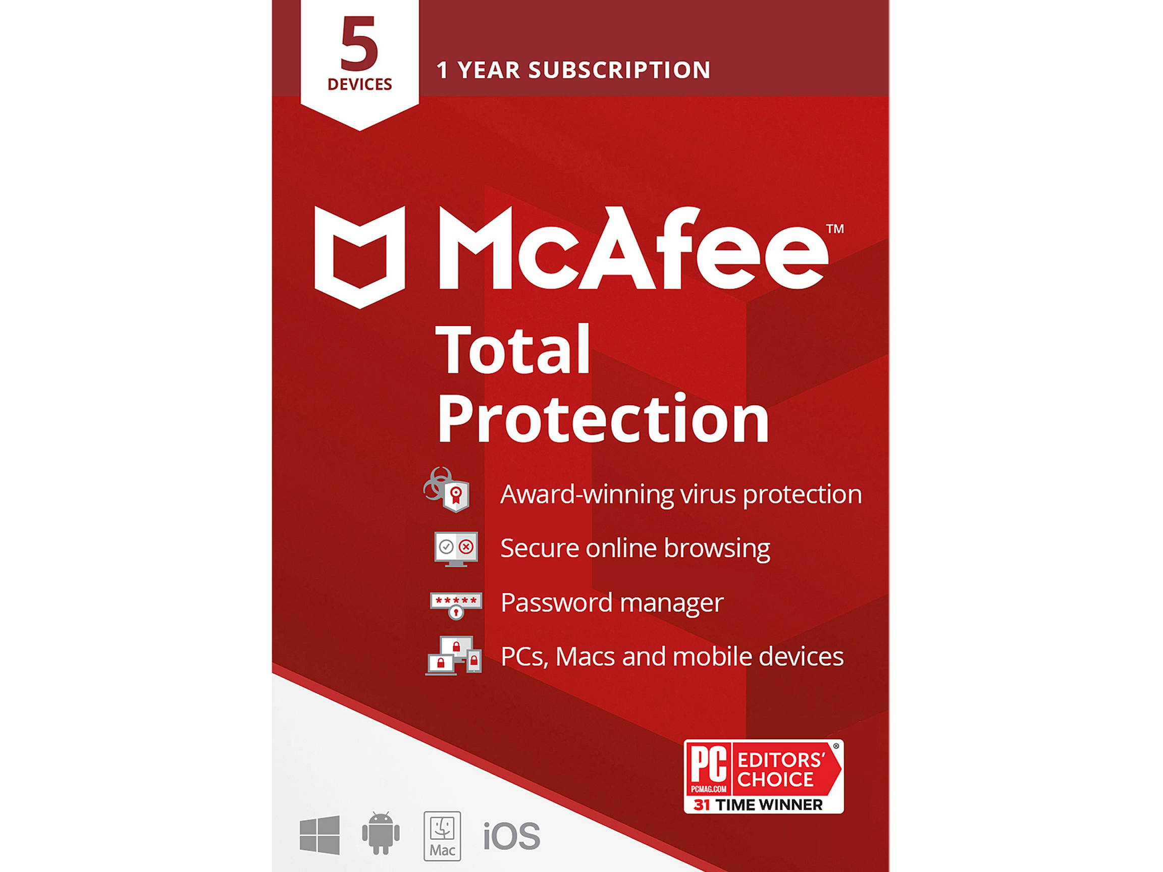 McAfee Total Protection 5 Device