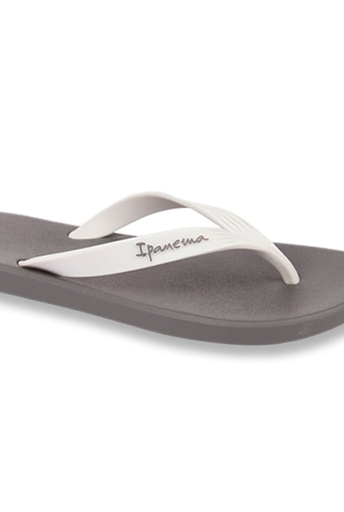 Ipanema Posto White & Dark Grey Flip Flops