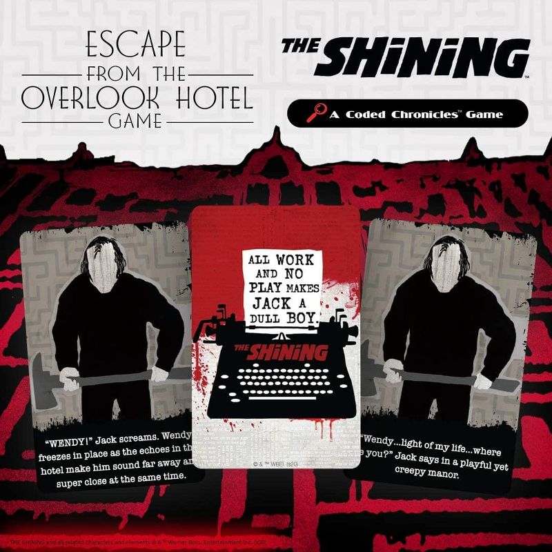 USAopoly The Shining Escape From The Overlook Hotel Coded Cronicles Game