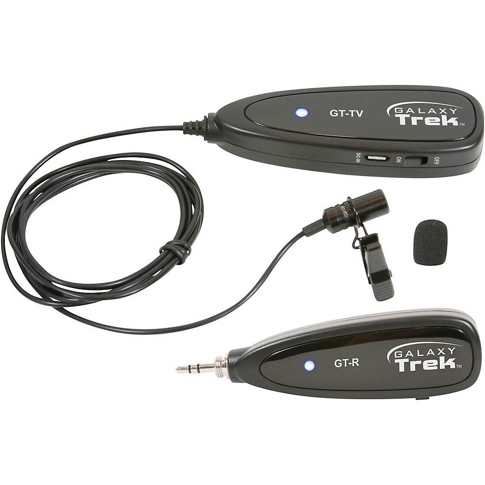 Galaxy Audio Trek Series GT-V Battery-Powered Wireless Lavalier Mic System #GTVX