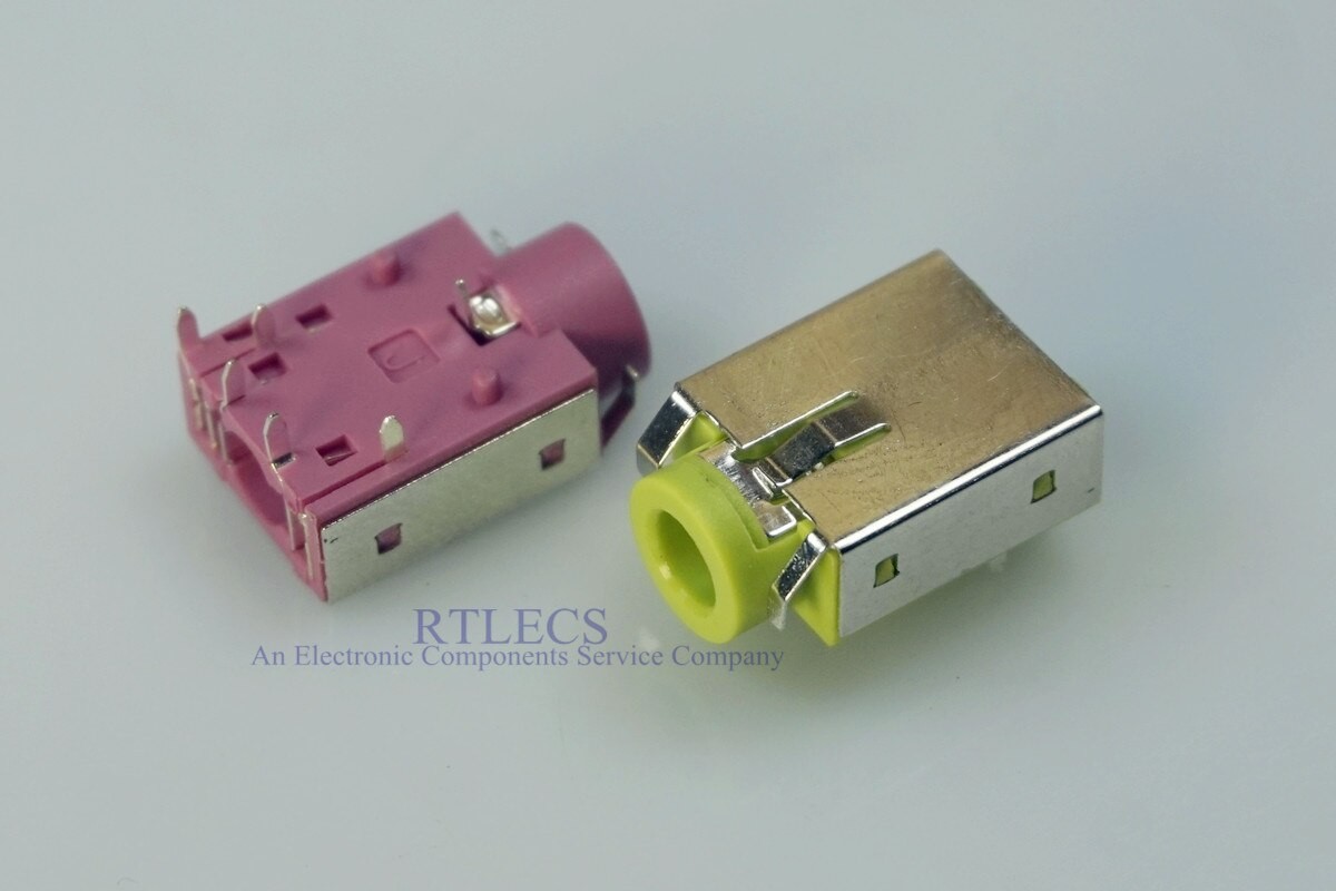 10 pcs Notebook TRS 3.5 mm audio Jack Through Holes PCB Horizontal 6 Pin 3 Pole Right Angle Tip Switch NO Ring Switch NC Shield