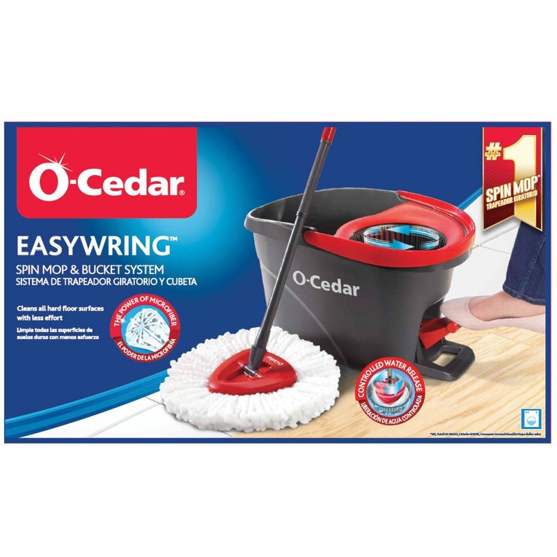 O-Cedar EasyWring Spin Mop and Bucket System