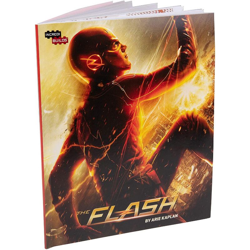Incredibuilds DC Comics the Flash Book & Wood Model Figure Kit