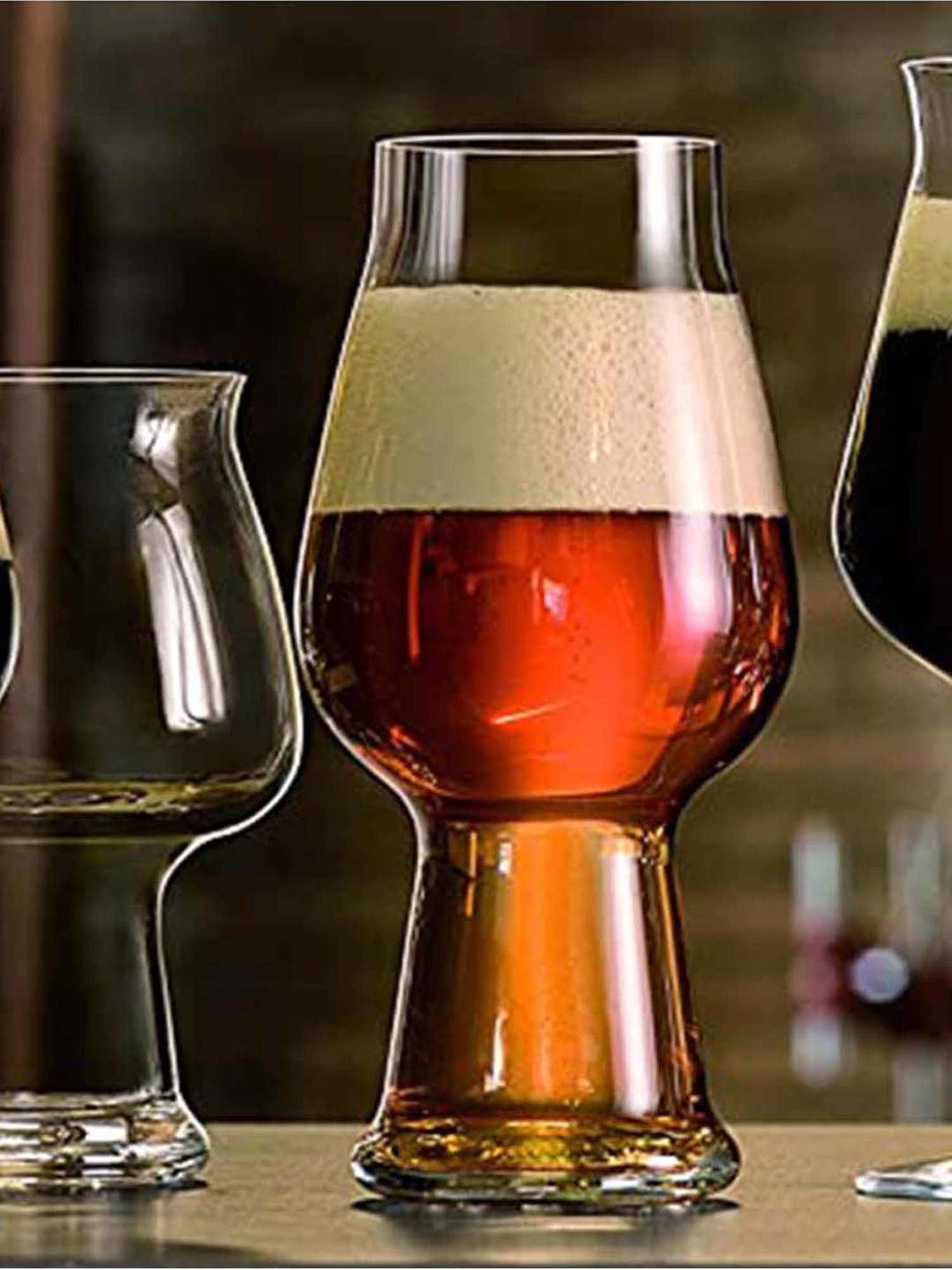 LUIGI BORMIOLI Transparent Birrateque Craft Stout Beer Glass (6L) - Set of 1