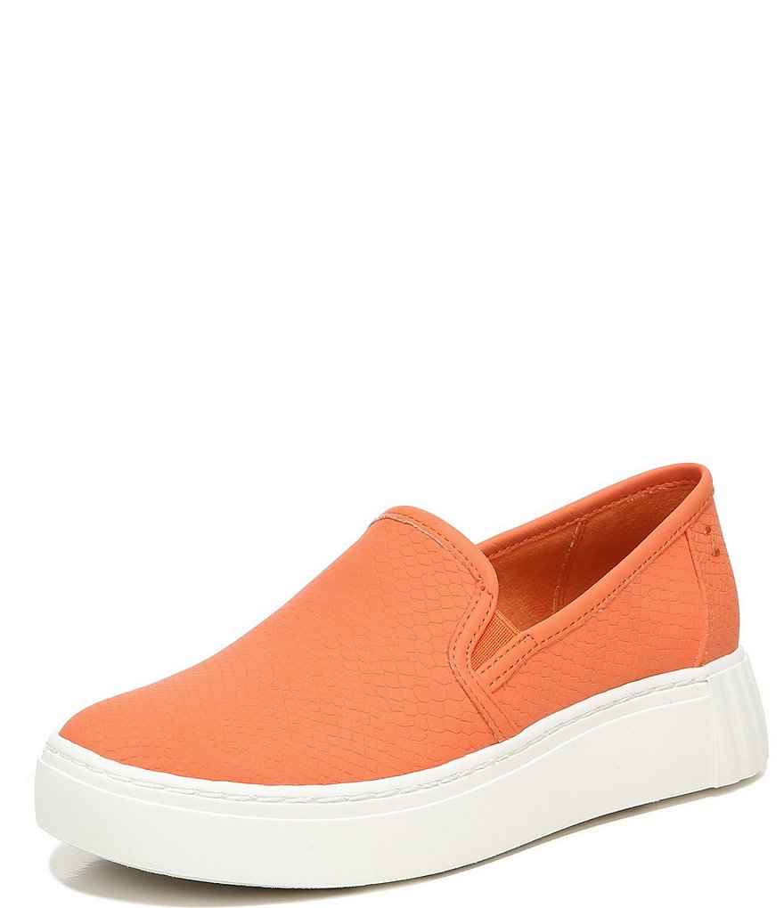 Zodiac Benson Snake Embossed Slip-On Platform Sneakers