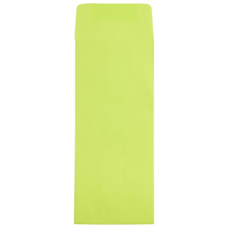 JAM Paper 50pk 4 1/2 x 10 3/8 #11 Policy Envelopes - Lime Green
