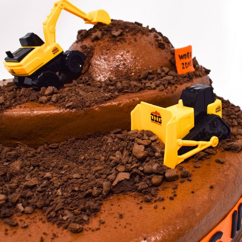 Maxx Action Deluxe Vehicles - Mini Construction and Rescue with Play Mat - 10 pk