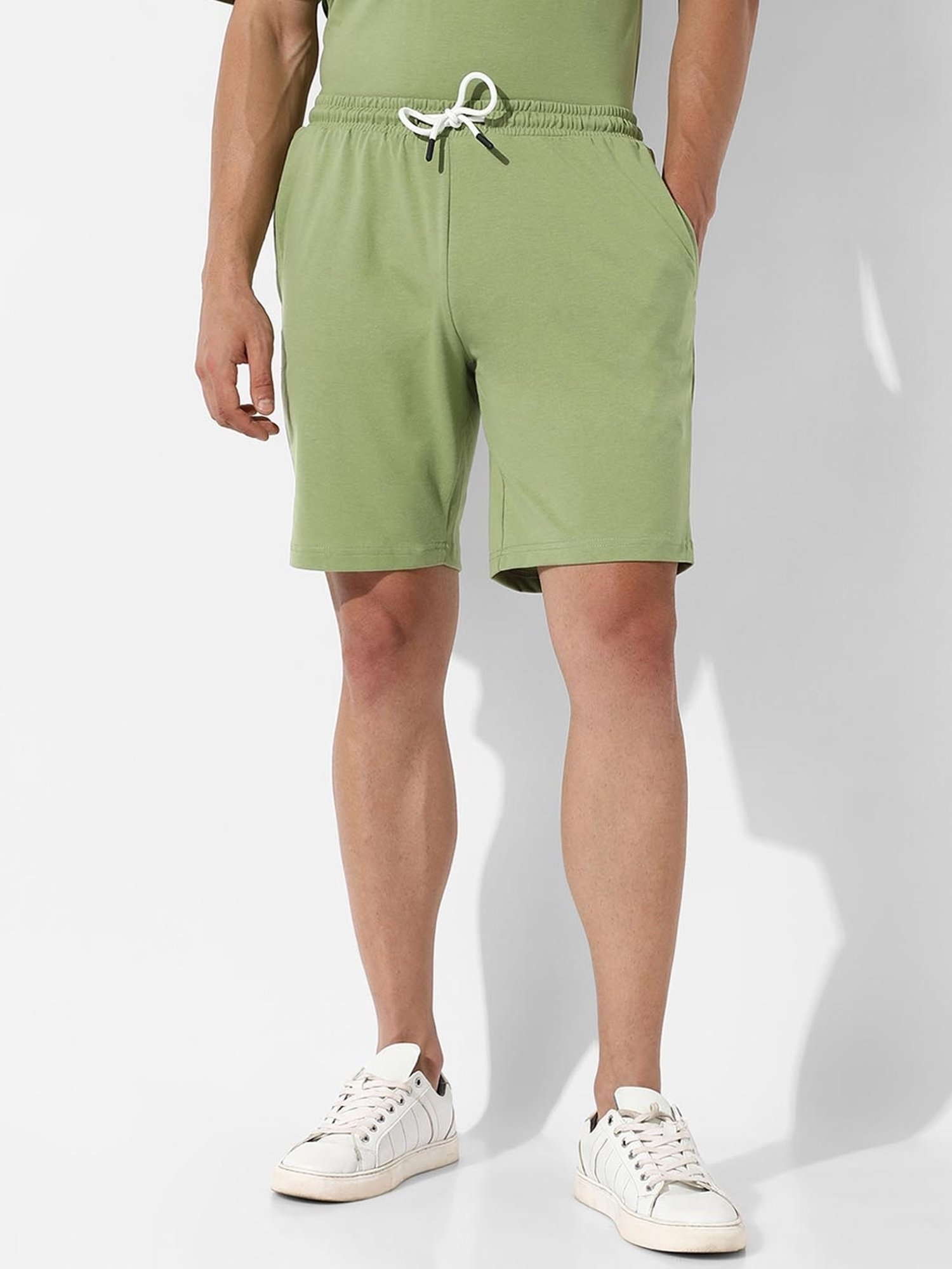 Campus Sutra Light Green Regular Fit Oversized Not In The Mood Printed Co-Ord Set