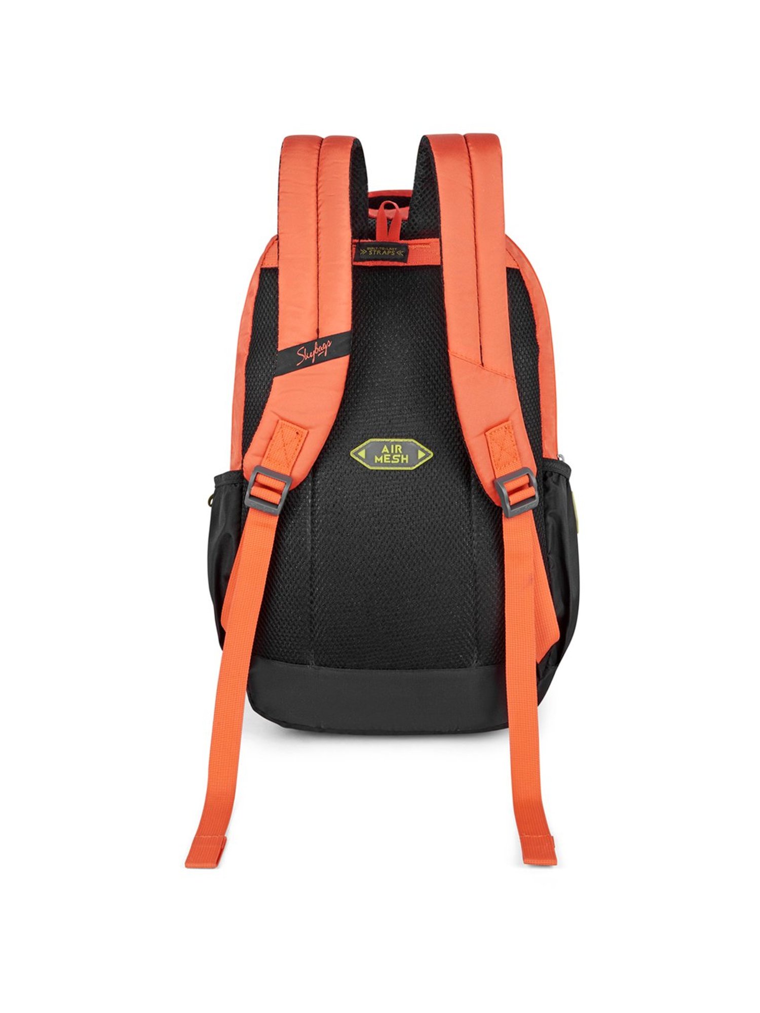 Skybags Fuse Plus 02 Orange Polyester Printed Laptop Backpack - 22 Ltrs