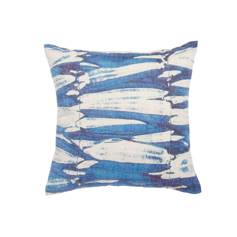 20"x20" Oversize Ziva Square Throw Pillow Blue - Sure Fit