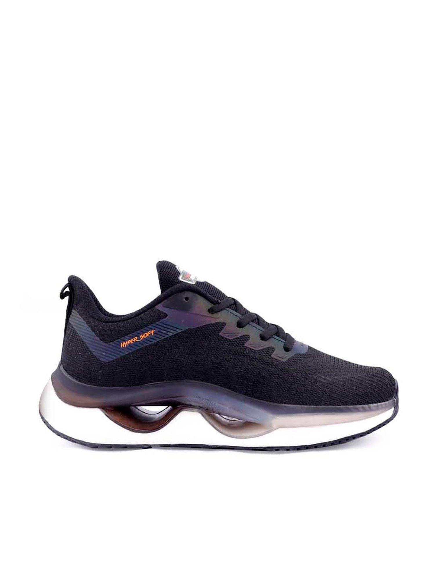 Bacca Bucci Men's HYPERSOFT SERIES Black Running Shoes