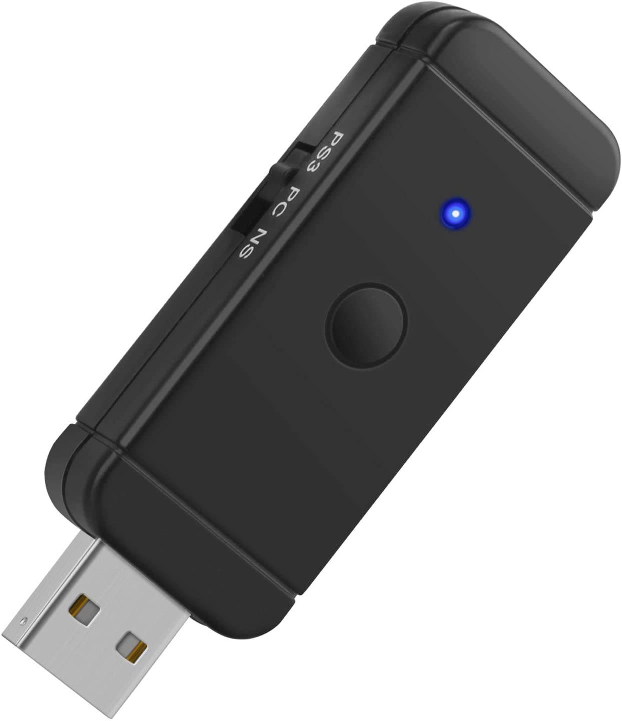 FunTurbo Wireless Controller Adapter for Nintendo Switch/PC & PS3, Bluetooth Controller Adapter Supports Wireless PS4/PS3/Switch/Xbox One X/S Controllers and Wired Xbox One/Xbox 360 Controllers