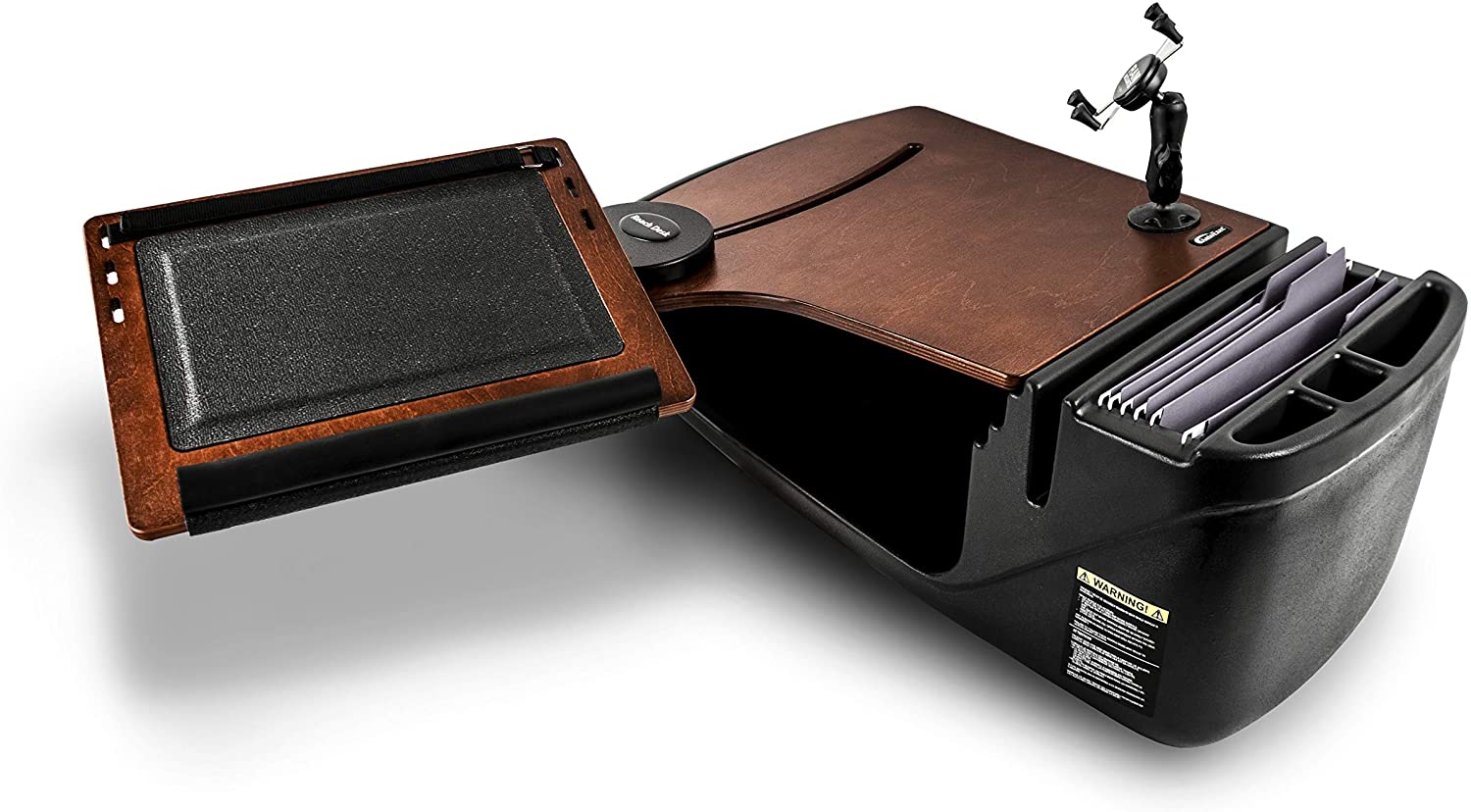 AutoExec AUE10019 Reach Front Seat Car Desk Mahogany Finish with Phone Mount
ReachDesk-03FS MAH