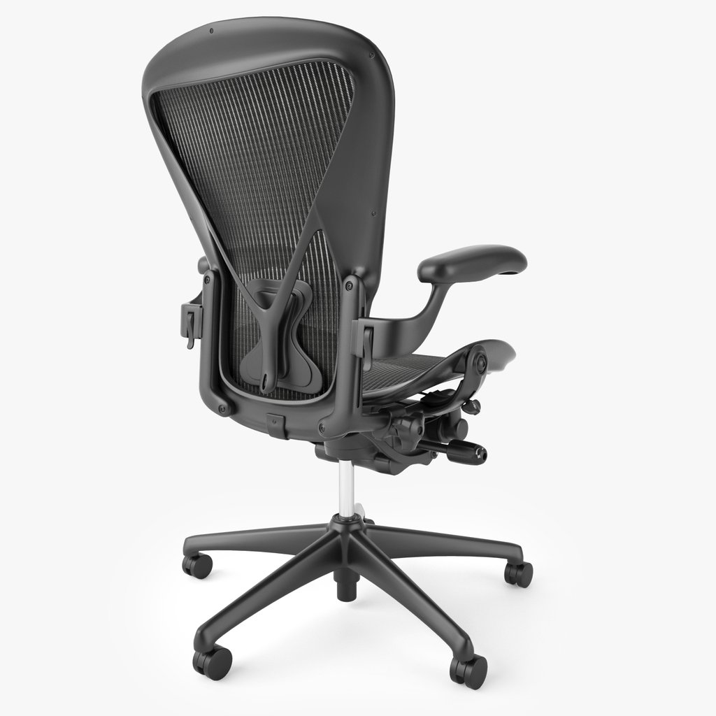 Herman Miller Aeron Ergonomic Chair w/ Posturefit - Size B Fully Adjustable | Perfect for Commercial Office and Home Office Set-Up