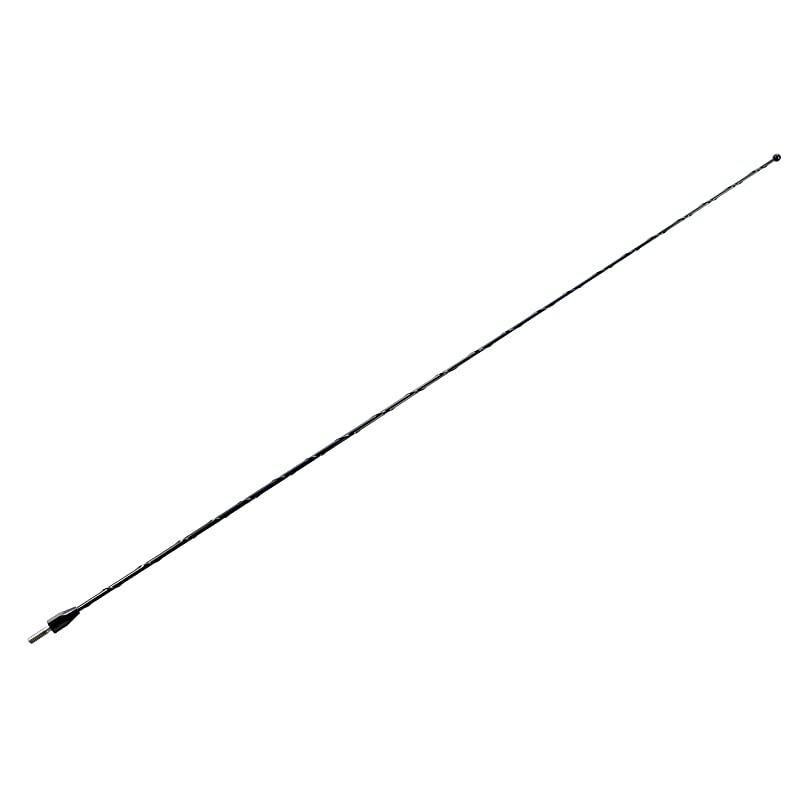 27 Inch Black Antenna is Compatible with Toyota Tundra (2000-2020) - Spiral Wind Noise Cancellation - Spring Steel Construction - Stainless Steel Threading