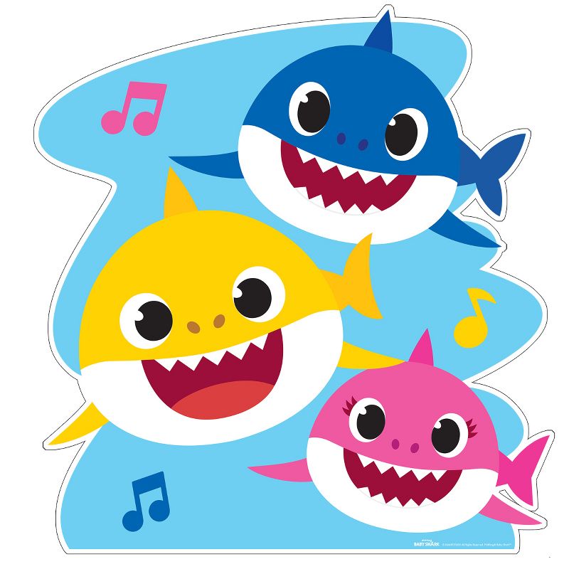 Birthday Express Baby Shark Swimming Standup