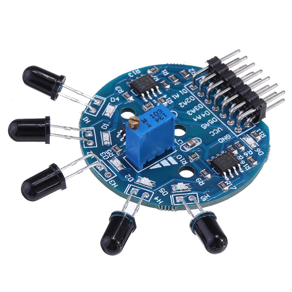 3pcs 5 Channel Flame Sensor Module Analog Dgital Dual Output Fire Extinguishing Robot Flame Alarm System Module