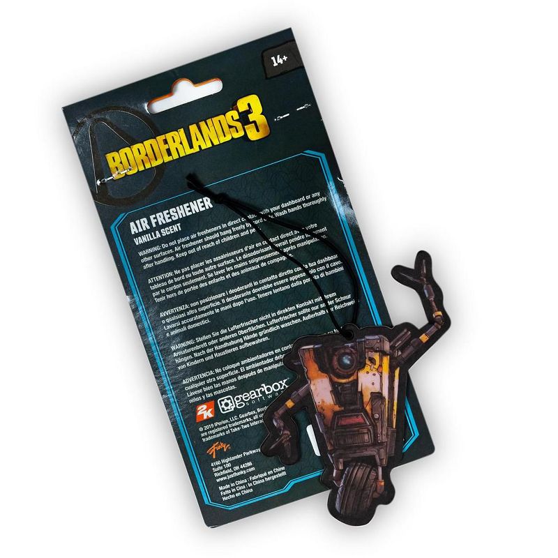 Just Funky Borderlands Claptrap Hanging Air Freshener - Vanilla Scented