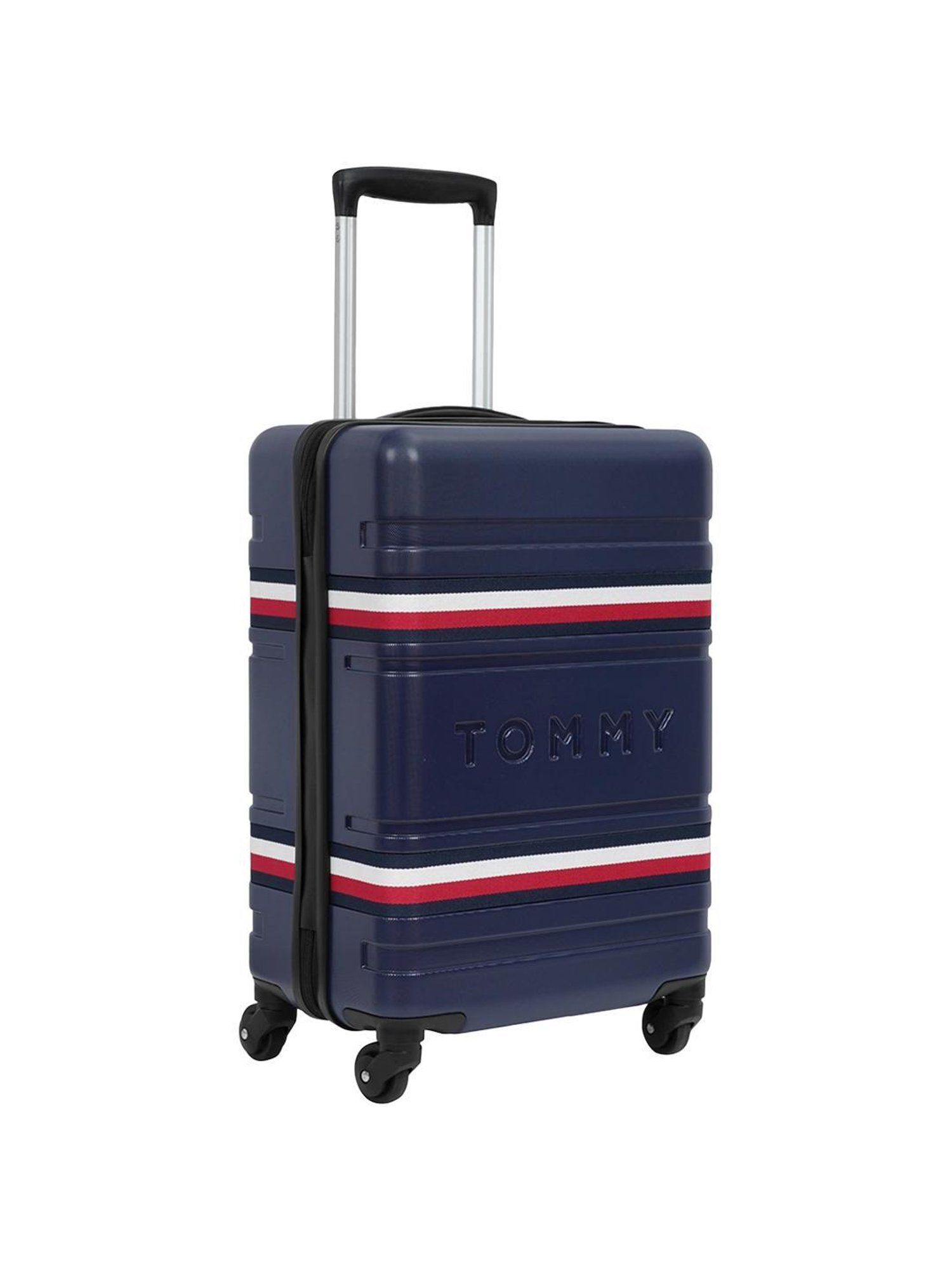 TOMMY HILFIGER Berlin Navy 4 Wheels Small Hard Cabin Trolley Bag