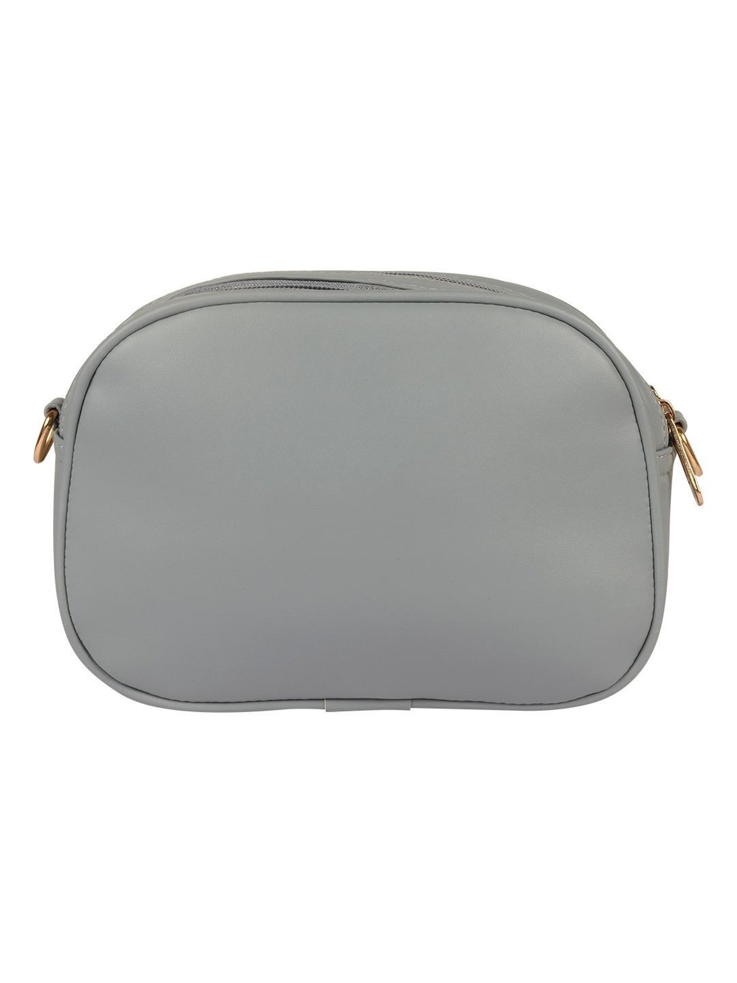 Horra Grey Quilted Small Cross Body Bag