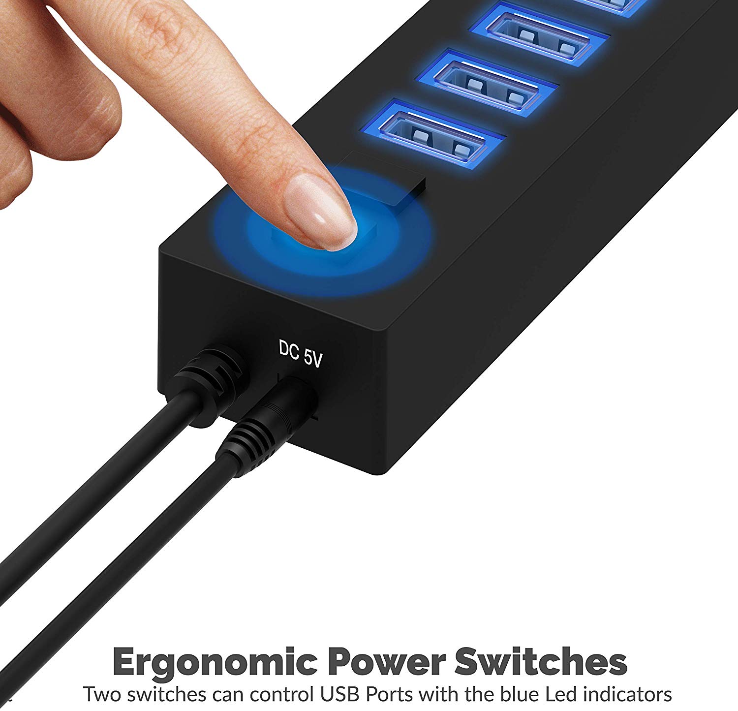 Madeng USB 3.0 HUB Adapter Extender Mini Splitter Box 3 Ports for PC Laptop Macbook Mobile Phone High Speed U Disk Reader