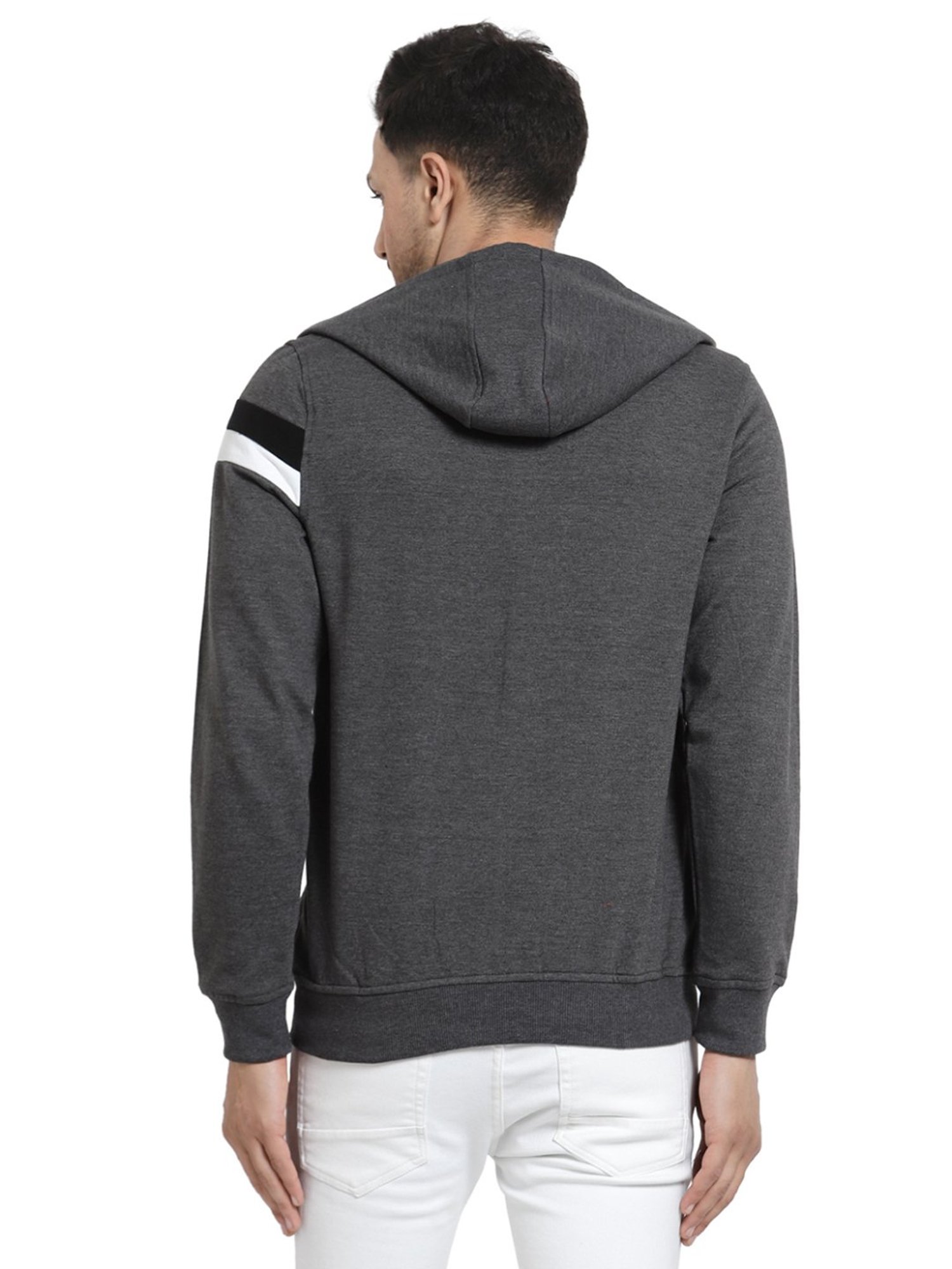 Forca Black Regular Fit Printed Sweatshirt
