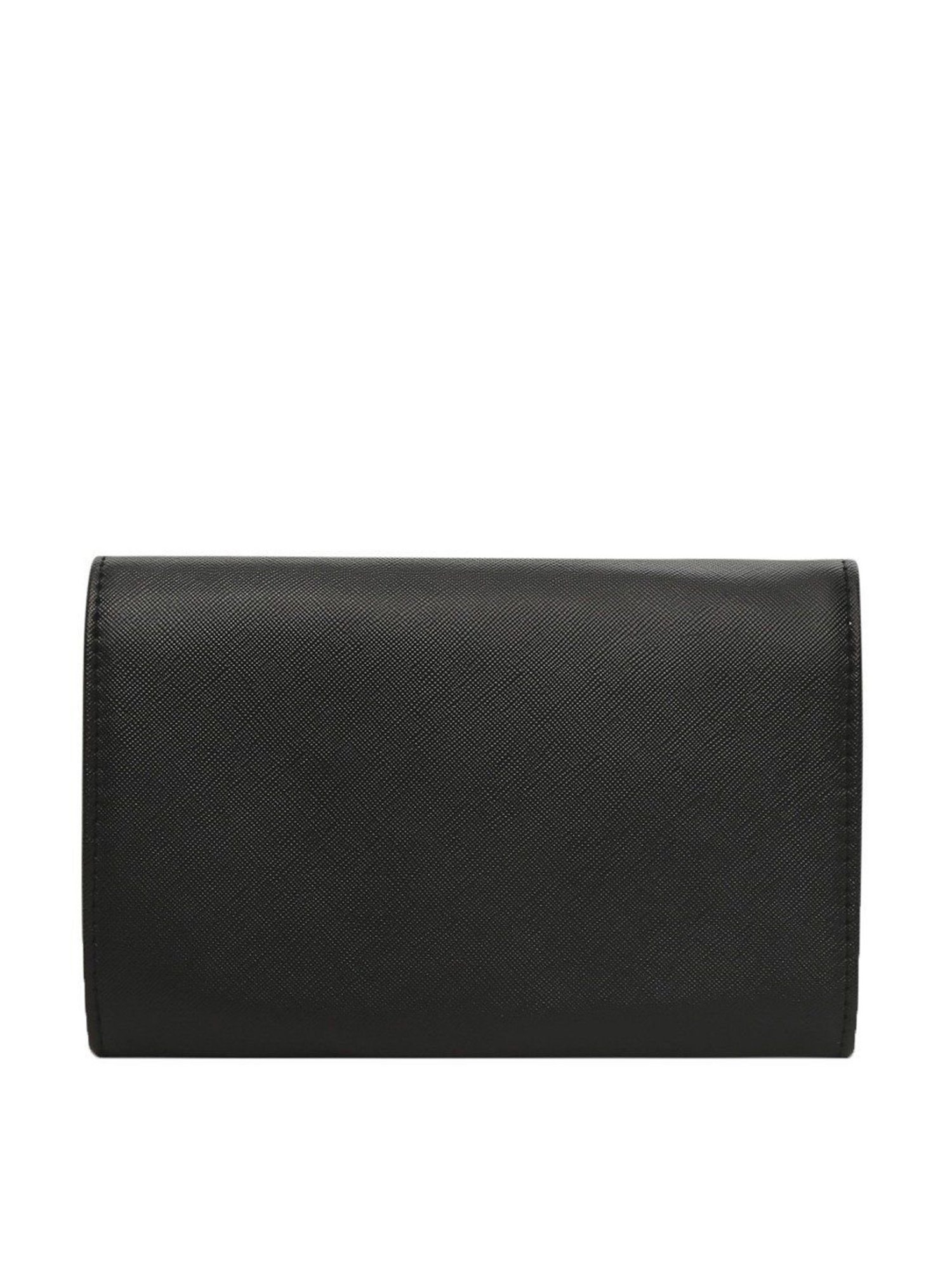 Lavie Ava Black Small Fold Over Clutch