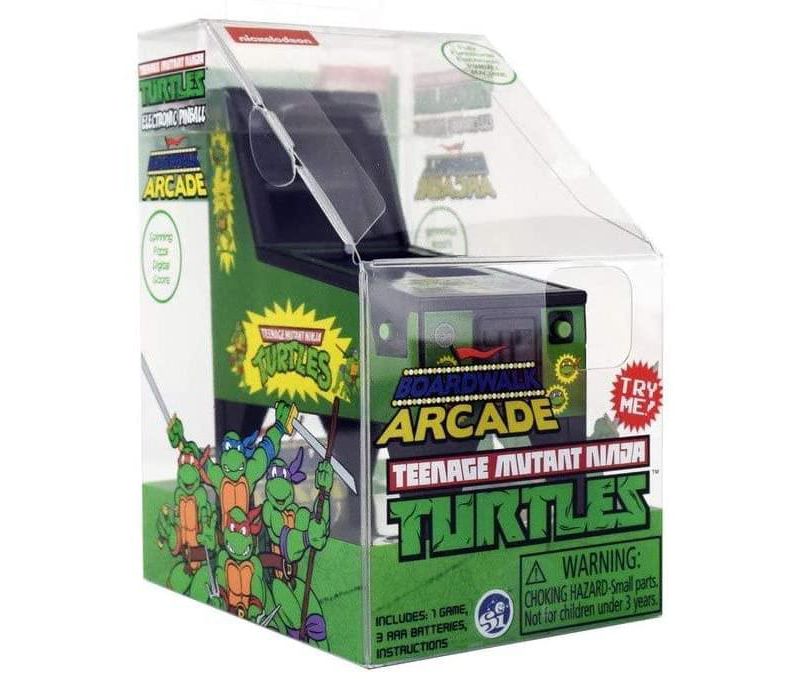 Super Impulse Boardwalk Arcade Miniature Electronic Game | TMNT Pinball