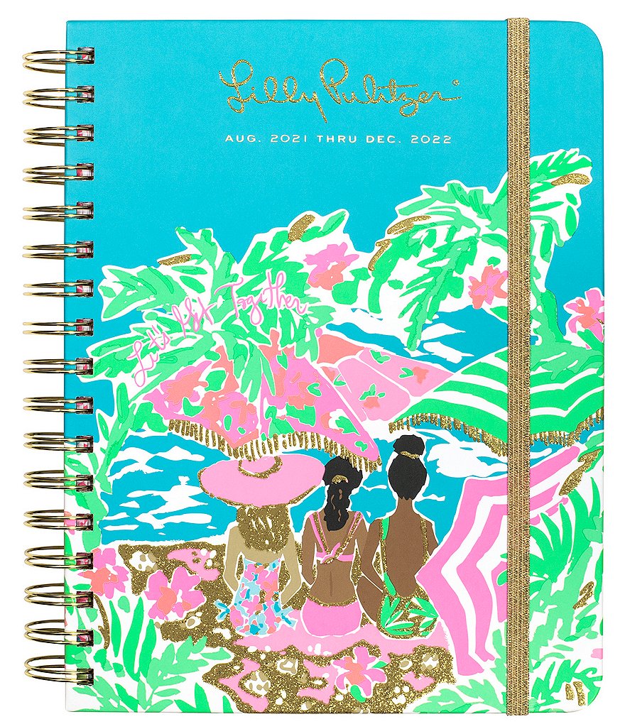 Lilly Pulitzer Let's Get Together 17 Month Large Agenda