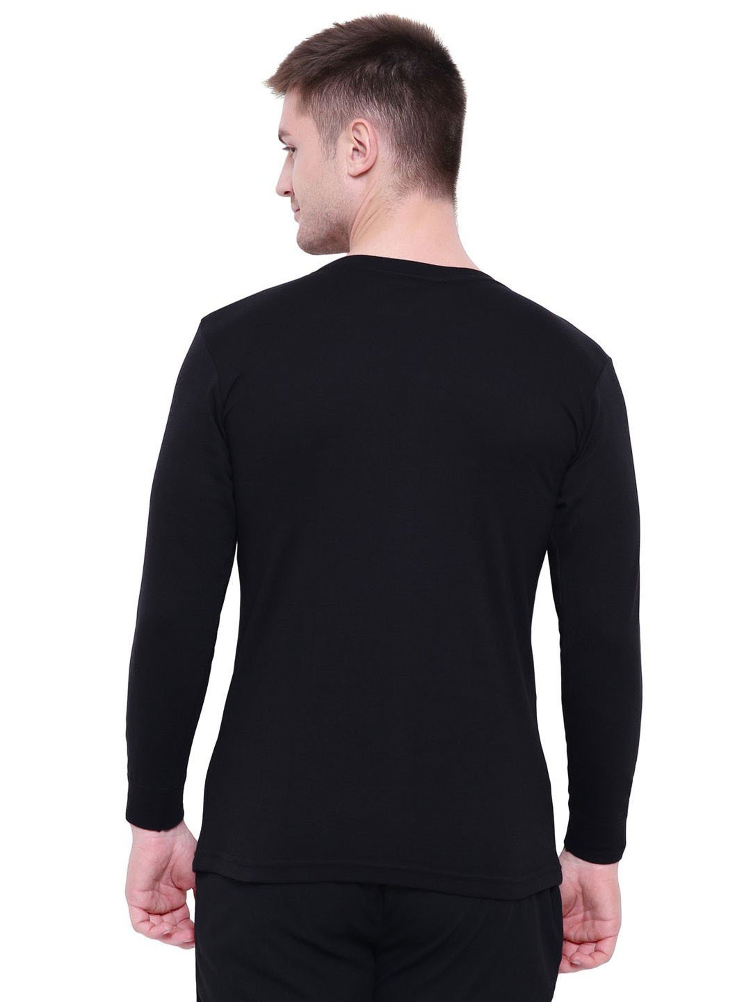 Bodycare Black Regular Fit Thermal Top