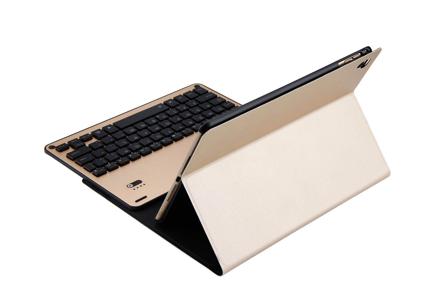 Ultra Thin Folio Cover with Removable 7 Color Backlit Wireless Bluetooth Keyboard for 2017 iPad iPad Pro 9.7 Air2