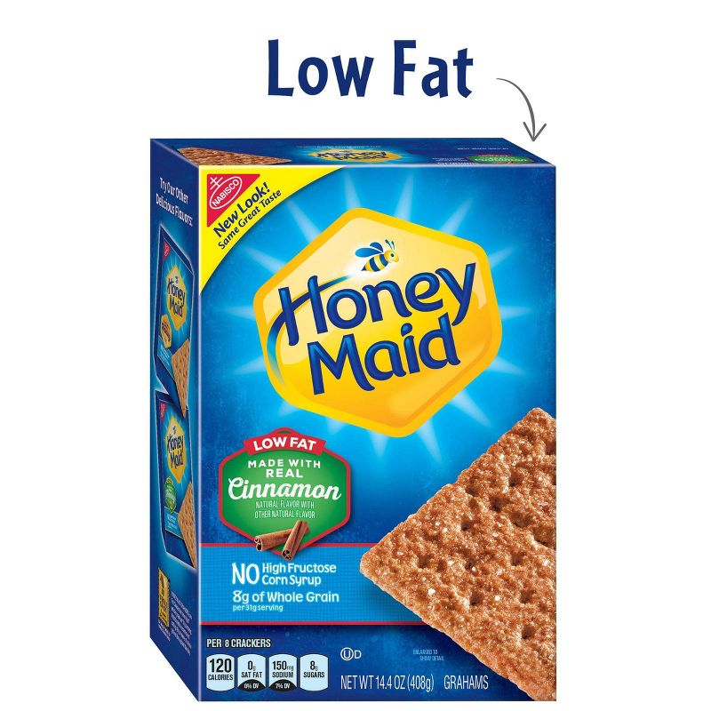 Honey Maid Low Fat Cinnamon Graham Crackers - 14.4oz