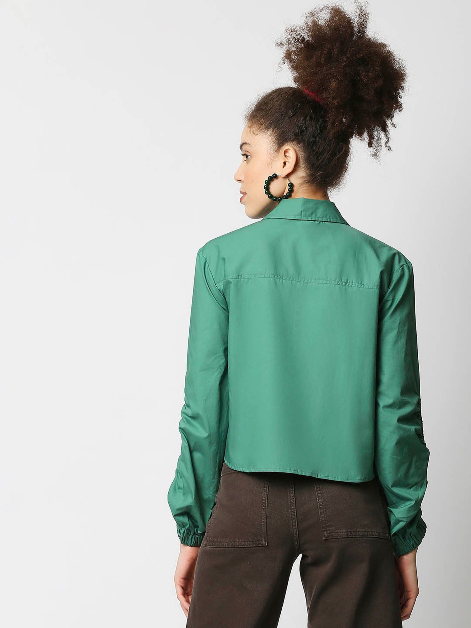 Remanika Green Regular Fit Shirt