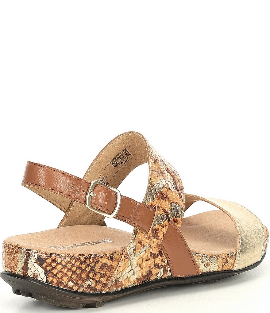 Romika Fidschi 67 Snake Print Wedge Sandals