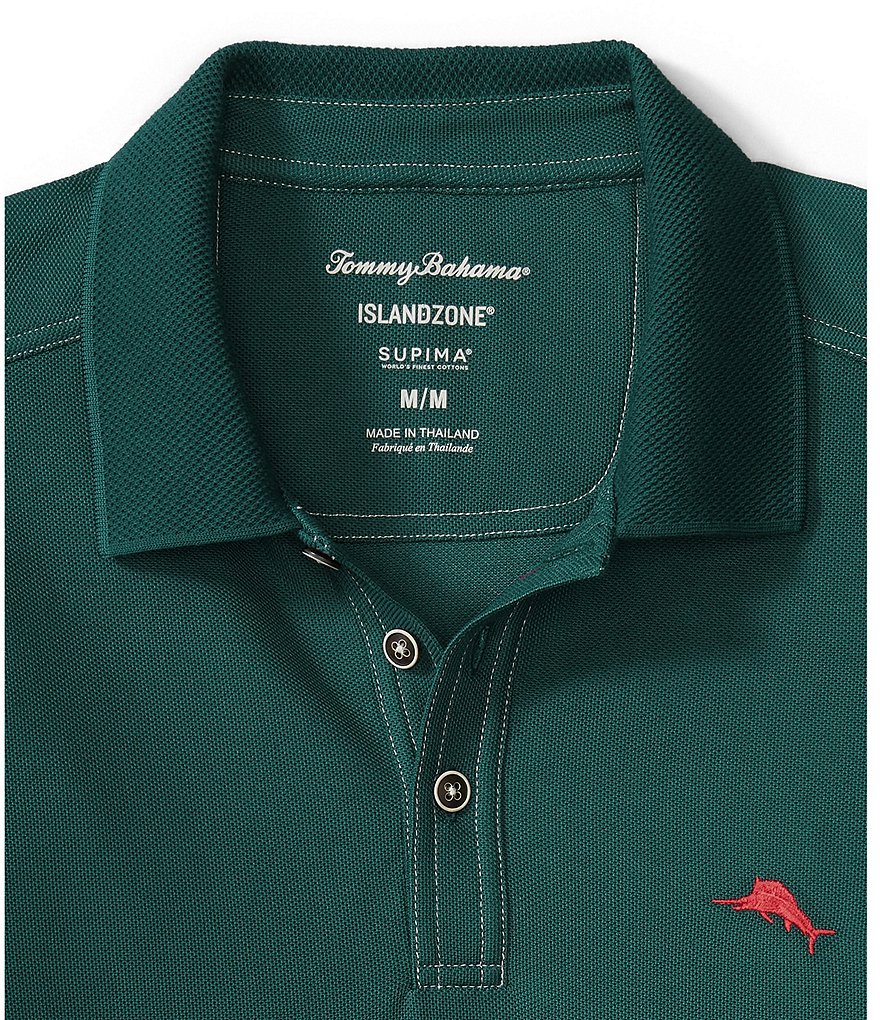 Tommy Bahama Big & Tall IslandZone Emfielder 2.0 Long-Sleeve Recycled Materials Polo Shirt