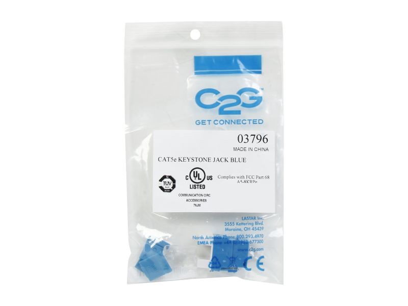 Micro Connectors CAT5 RJ45 Coupler F-F Straight