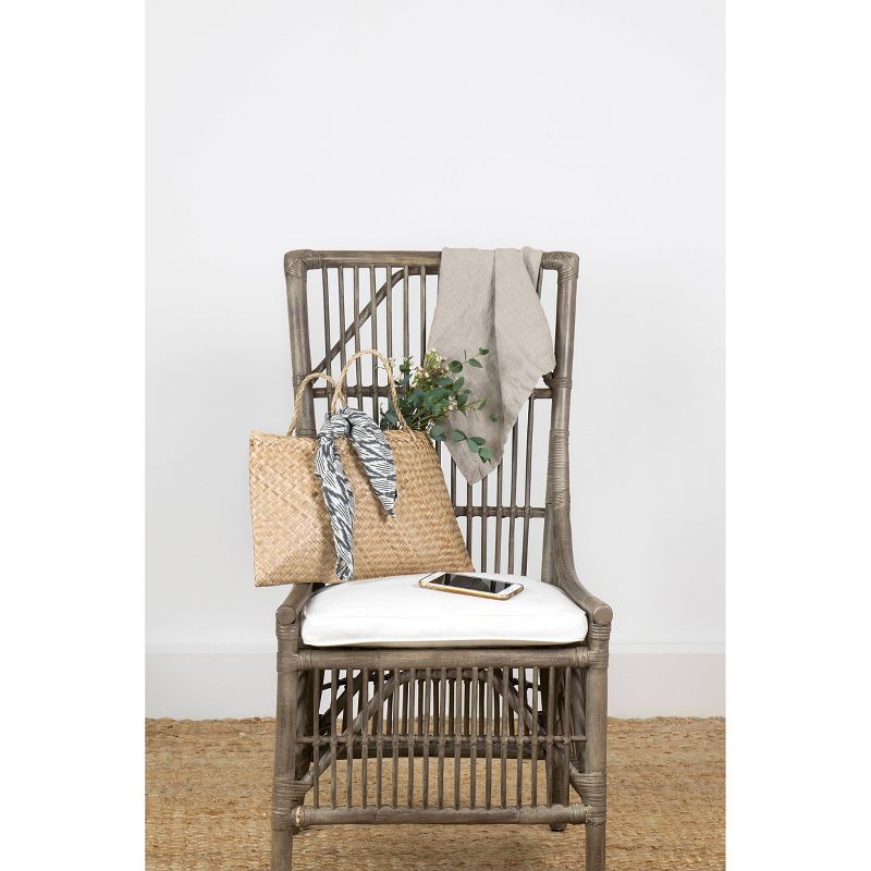 Set of 2 Lola Rattan Dining Chair Brown - East At Main